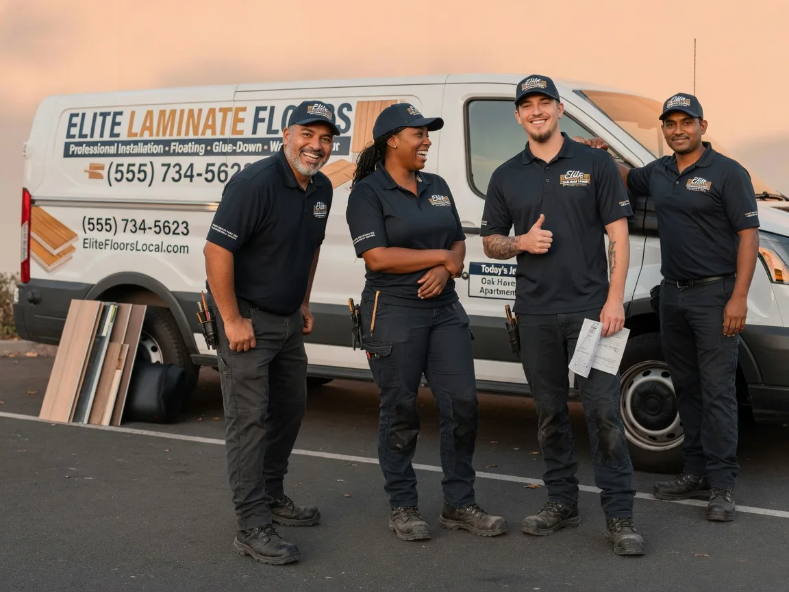 Laminate flooring installation company in Cement, OK